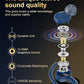 Wireless Earbuds, Bluetooth 5.4 Headphones Sport, Over Ear Buds with ENC Noise Cancelling Mic, 48H, Wireless Earphone with Earhooks, Stereo Deep Bass, IP7 Waterproof Ear Bud for Workout Running, Blue