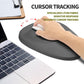 Hokafenle Ergonomic Mouse Pad Wrist Support, Terraced Slope Carpal Tunnel Wrist Pad for Mouse with Unibody Memory Foam, Wrist Rest Pain Relief Mousepad (Dark Grey, 11.8x7.9 in)