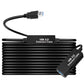 50FT USB 3.0 Extension Cable,Active Type A-Male to A-Female Extender Cord, 2 Signal Boosters,Compatible Oculus Quest 2/3 VR,Printer, Webcam,Xbox, PS4 and More,