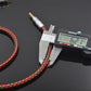 Audiophile High Purity Copper Aux Audio Cable 3.5mm Male to 3.5mm Male Audio Auxiliary Cord Gold-Plated Stereo HiFi Adapter Cable (Straight to Right Angle, 3.2ft/1m)