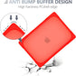 Batianda for New MacBook Air 13.6 inch Case 2025 M4 2024 2022 Release Model A3240 A2681(M2) A3113(M3), Heavy Duty Shockproof Protective Hard Shell with Fold Kickstand & Keyboard Cover, Red