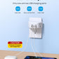 TROND Multi Plug Outlet Extender with USB - 2 Pack Wall Splitter, 3 Way Angled Outlet Adapter, Cruise Essentials, Small Multiple Expander for Cruise Ship Travel Home Office Dorm Room