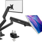 Dual Monitor Mount for Desk, Heavy Duty Dual Monitor Stand for 17 to 35 inch Ultrawide Monitors Holds 4.4 to 26.4 lbs Screen, Height Adjustable Monitor Arm for Gaming, Home, Office, VESA Mount, Black