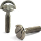 HJ Garden 2pcs 1/4-20 Thread D-Ring Stainless Steel Camera Fixing Screws for Camera Tripod Monopod QR Plate,D Shaft Quick Release Plate Mounting Screw 26mm Length