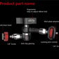 IFOOTAGE Magic Arm Clamp Adjustable Friction Power Articulating Magic Arm with 1/4" Thread Screw and Cold Shoe Mount for DSLR Camera Rig/Monitor/LED Lights (9.5Inc)