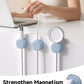 Magnetic Cable Clips, Adjustable Cord Holder Management, Adhesive Wire Keeper Organizer for Home Office Desk Phone PC Car Wall Desktop Nightstand Appliance (9-PCS Blue)