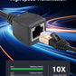 CERRXIAN for Starlink Gen 3 Ethernet Adapter Cable, 1000 Mbps Starlink Cable SPX to RJ45 Replacement Cable Adapter Gen 3 RJ45 Converter for House/Camping (Indoor)