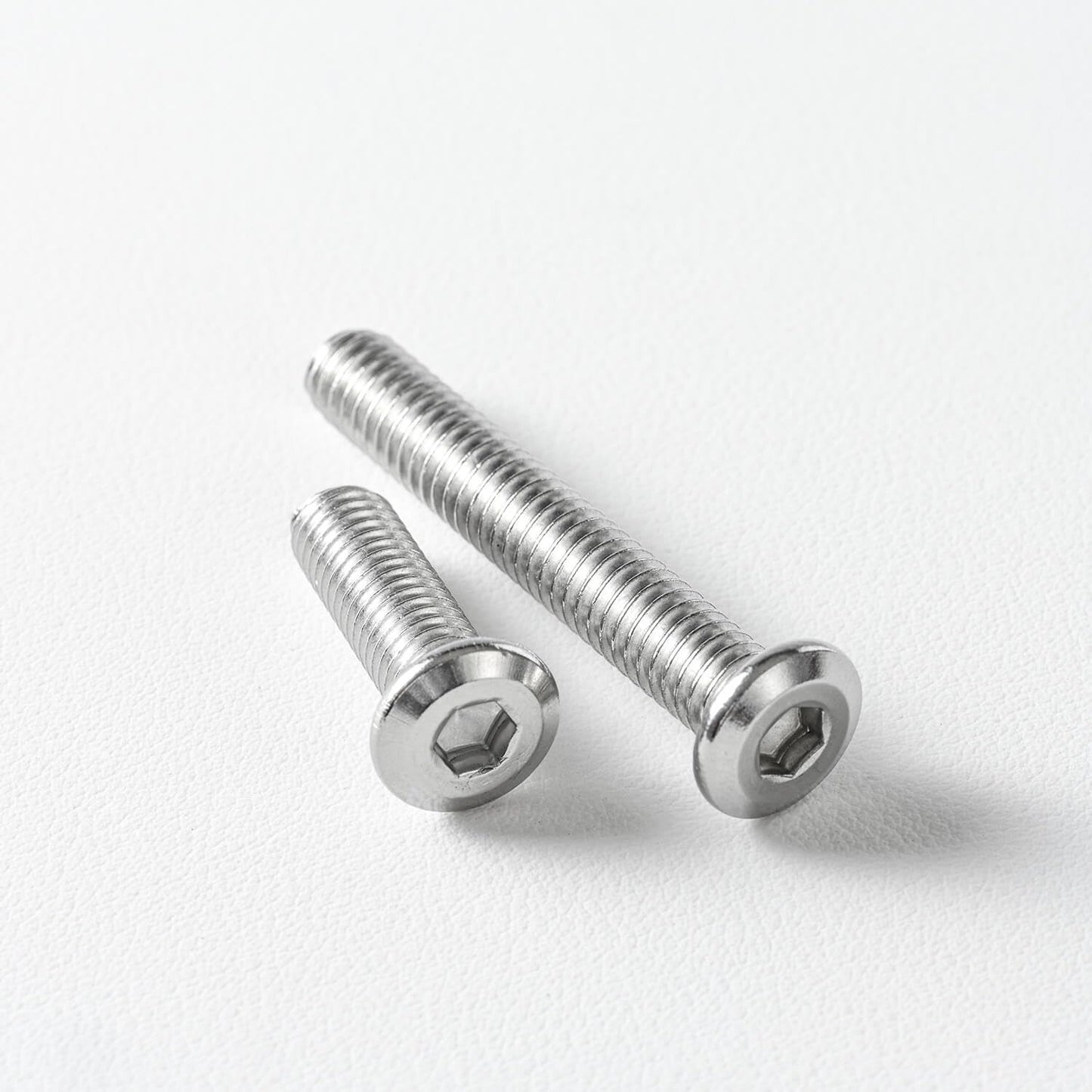 5/16-18 x 2-1/2" (10 Pack) Flat Head Hex Socket Cap Screws Bolts, 304 Stainless Steel 18-8, Hex Drive, Bright Finish, Fully Machine Thread