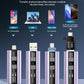 256GB Flash Drive Intended for Phone Tablet Androidphone and Computers, 4 in 1 Photo Stick for Phone Memory Storage Easily Backup Photos Videos, Plug and Play, No App Required (Light Purple)