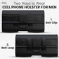 Leather Phone Holster for iPhone 17 Pro, 17, 16 Pro, 16e, 15, 15 Pro, 14, 13, 12, 11, X, XR, XS – Belt Clip Case Pouch for Men & Women | Magnetic Closure | Fits with Protective Cover