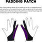 AKX Artist Glove -Palm Rejection Drawing Glove for Graphic Tablet, 2 Fingerless, Left and Right Hand, Black,2 Pack,AK-020