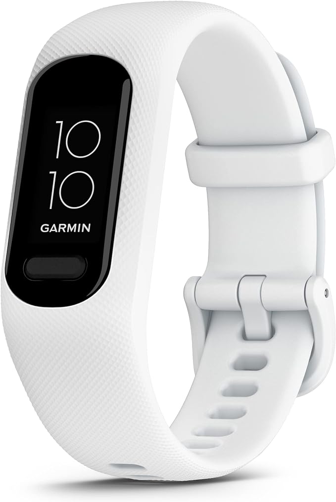 Garmin vívosmart® 5, Fitness Tracker, Long-Lasting Battery, Simple Design, White