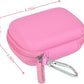 ANKHOH Carrying Case Compatible with Crucial X10/ X9 Pro 4TB/ 2TB/ 1TB Portable SSD, External Solid State Drive Hard Storage Holder Bag Fits for USB-C Cable (Box Only) (Pink)