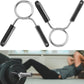 AccEncyc Spring Clip Collars 1 Inch Olympic Barbell Clamps Dumbbell Clips Weight Bar Clips for Weightlifting, Powerlifting, Strength Training