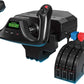 Logitech G PRO Flight Yoke System, Professional Simulation Yoke and Throttle Quadrant, 3 Modes, 75 Programmable Controls, Configurable Knobs, Steel Shaft, USB, PC - Black