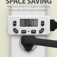 Fosmon Digital Timer for Electrical Outlets, Indoor 24 Hour Light Timer Programmable, Mini Plug in Outlet for Lamps, Fans, Grow Lights, 2 On/Off Programs, 15A/1875W, ETL Listed