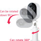 Adjustable Metal Wall Mount Compatible with Arlo, Arlo Pro 2/3/4/5/Ultra/Ultra 2, Ring Stick Up Cam, Ring Indoor Cam(1st Gen), Wyze Cam V3, 360 Degree Adjustable Screwless Bracket (2-Pack White)