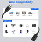 USB Extender Cord 5FT(3 Pack), USB 3.0 Extension Cable, USB A Male to Female, Compatible for USB Flash Drive, Hard Drive, Card Reader, Webcam, Printer, Keyboard, Mouse, Playstation, Xbox, VR Headset