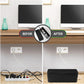 Cable Management Box - Large Cable Organizer Box to Hide Wires & Power Strips, TV & Desk Computer Wires, Cord Organizer Box for Home & Office, Black