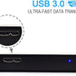 2.5'' 1TB Ultra Slim Portable External Hard Drive USB3.0 HDD Storage for PC/Desktop/Laptop/MacBook/Chromebook/Xbox One (Black)