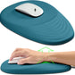 Hokafenle Ergonomic Mouse Pad Wrist Support, Terraced Slope Carpal Tunnel Wrist Pad for Mouse with Unibody Memory Foam, Wrist Rest Pain Relief Mousepad (Turquoise, 11.8x7.9 in)