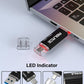 ABLAZE Type C Flash Drive 128GB, Dual USB 3.0+ USB C Flash Drive Compatible with iPhone 16/15,Android Smartphone,Computer,Tablet Mac Laptop