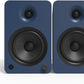 Kanto YU6 Powered Speakers with Bluetooth and Built-in Phono Preamp | 200W Peak Power | 1" Silk Dome Tweeter and 5.25" Kevlar Driver | Auto Standby and Startup | Remote Included | Pair | Matte Blue