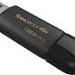 TEAMGROUP C175 128GB 2 Pack USB 3.2 Gen 1 (USB 3.1/3.0) Read 100MB/s Flash Thumb Drive, External Data Storage Memory Stick Compatible with Computer/Laptop Matte Black TC1753128GB22