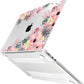 Batianda Premium Case for New MacBook Air 15 inch 2025 M4 2024 2023 with M3 M2 Chip Model A3241/A3114, Designed Protective Plastic Hardshell & Keyboard Cover & Screen Protector, Beautiful Floral
