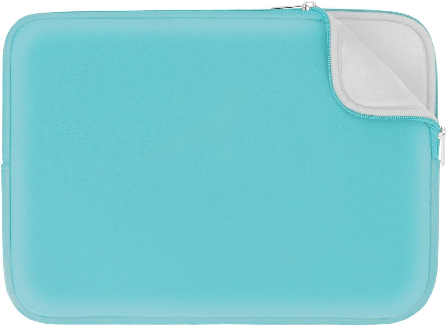 RAINYEAR Laptop Sleeve Case Compatible with 13.3 Inch Notebook Computer Tablet Chromebook 14" MacBook Pro M1 M2 M3 M4 Pro/Max Soft Cover Protective Case Zipper Carrying Bag (Blue, Upgraded Version)