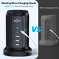 AiJoy Flat Plug Power Strip Tower with 9 Outlets and 5 USB Ports (2 USB-C), 1200J Surge Protection, 1625W Extension Cord with Multiple Outlets Charging Station for Home Dorm Office Supplies