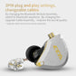 CCA C12 in Ear Earphones 5BA 1DD Hybrid Drivers Wired Sport Earbuds Headphones Stereo Gaming Headset HiFi Clear Sound for Musician Audiophile Singer DJ