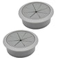 Desk Grommet 2-1/16" (53 mm), Desk Hole Cover for Cables Dark Grey, Cable Grommet ABS Plastic, Desk Hole Grommet for Office and Home Table Cable, Detachable & Flexible Cable Cord Organizer-2 Pcs
