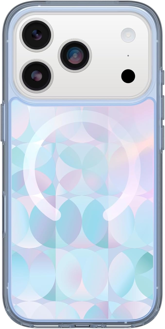 OtterBox iPhone 17 Pro Symmetry Series Clear Case - Opal Prism - Blue