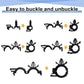 200pcs Car Wire Loom Routing Clips Push Mount Cable Tie Assortment 15 Sizes Car Harness Routing Clips Universal Wiring Harness Clip Replacement Parts for Automotive