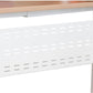 Stand Up Desk Store Under Desk Cable Management Tray Horizontal Computer Cord Raceway and Modesty Panel (White, 39")