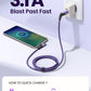 AINOPE USB C Charger Cable, 3.1A Type C Charger Cable Fast Charging, [2 Pack, 2M] Right Angle USB c Fast Charger Cable Compatible with Samsung Charger Type c, Huawei, Google Pixel, Sony Xperia, LG