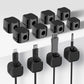 12 Pack Cable Clips, Cord Organizer, Cord Holder for Nightstand, Magnetic Cord Organizer, Strong Adhesive Charging Cable Keeper, Clip Holder