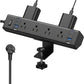 Desk Clamp Power Strip, 40W Total Fast Charging Station, Desk Edge Mount Power Strip, 8 USB Ports(4 USB C) & 8 AC Outlets, Fit 1.9" Tabletop Edge(6Ft 14AWG Cable)