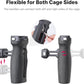 FALCAM F22 Quick Release Handle, Camera Side Handheld Grip Convert 1/4" Thread to F22 QR System, 22mm Aluminum Video Shooting Accessory Filmmaker Photographer You-Tuber Must Have