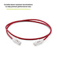 TRUECABLE Cat6 Component Rated Patch Cable, Unshielded (U/UTP), 3ft, Red, 28AWG Solid Copper, Snagless 10G High-Speed Ethernet Cable, PoE++ 4PPoE 100W, UL Listed, RoHS-3, 1 Pack