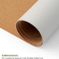 Large Cork Desk Mat - 47.2"x 17" Desk Pad for Office and Home - Ideal for Large Mouse Pad and Desk Mats on Top of Desks(White)