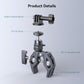 SMALLRIG Camera Mount Clamp, Gopro Motorcycle and Bike Handlebar Mount Kit, Super Clamp for DSLR, Action Camera, Gopro, Insta360, LED Light, Monitor, Max Load 3.5KG