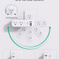 Cruise Ship Essentials - Outlet Extender with Rotating Plug, 6 AC Outlets with USB Charging Ports, Multi Plug Wall Outlet USB C Charger Hub, Non Surge Protector Non Extension Cord