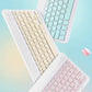 AnMengXinLing Keyboard Case for iPad Air 13 Inch (M3 2025/M2 2024)/Pro 12.9 6th/5th/4th Generation with Mouse Pencil Holder, Magnetically Detachable Keyboard Mouse, Sky Blue