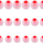 Silicone Earbud Tips - Fit Most In-Ear Earbuds (Inner Hole 3.8mm -5.1mm) - 9 Pairs S M L
