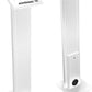 Mount-It! Anti-Theft Tablet Floor Stand, Commercial Tablet Floor Kiosk with Universal Enclosure, Locking Mount Stand for iPad Gen 7-10, Pro, Air, 10.2 inch, 10.9 Inch, White