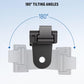 NEEWER Magnetic Mount Adapter Compatible with DJI Osmo Action 5 Pro 4 3, Quick Release Mount Base with Two Prong Connector for Tripods, Selfie Sticks, Vlogging Accessories, GP-73