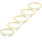 TRUECABLE Cat6 Component Rated Patch Cable, Unshielded (U/UTP), 3ft, Yellow, 28AWG Solid Copper, Snagless 10G High-Speed Ethernet Cable, PoE++ 4PPoE 100W, UL Listed, RoHS-3, 5 Pack