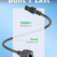 CERRXIAN for Starlink Gen 3 Ethernet Adapter Cable, 1000 Mbps Starlink Cable SPX to RJ45 Replacement Cable Adapter Gen 3 RJ45 Converter for House/Camping (Indoor)